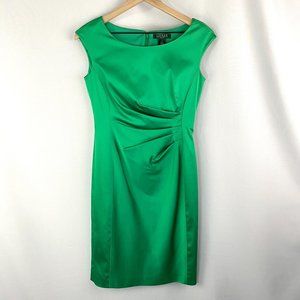 Lauren Ralph Lauren Satin Cocktail Dress Size 4